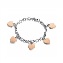 Nuevo diseño Heart Charm Bracelet Jewelry, acero inoxidable Jewelry Foot Chain Tobillera